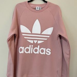 Pink adidas oversized sweater